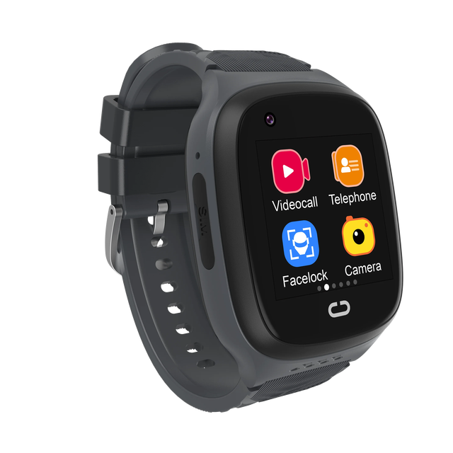Hot Selling Kids GPS Smartwatch with SOS Button 4G Tracker IP67 Waterproof Rubber Material LBS and AGPS Positioning Modes