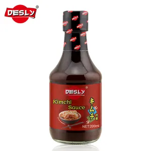 200 ml vente en gros pour les supermarchés recettes de cuisine OEM avec le prix d'usine Sauce Kimchi