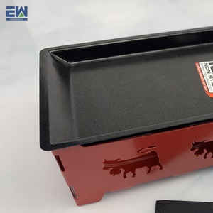 Poêle <span class=keywords><strong>à</strong></span> <span class=keywords><strong>raclette</strong></span> en fer avec bougies Plateau en métal chauffé pour fondre le fromage et les outils de boulangerie - Product Image 3