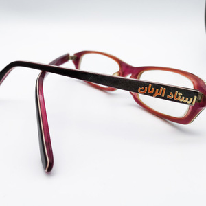 <span class=keywords><strong>Gafas</strong></span> de sol logo pegatina logotipo personalizado placa grabada metal fino letra y números <span class=keywords><strong>gafas</strong></span> de sol - Product Image 4