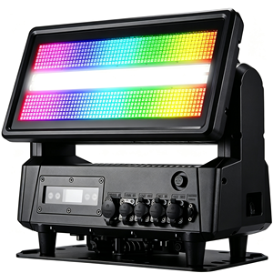 Lampu Sorot Bergerak VLTG Tahan Air IP65 RGBW Pixel Strobe 1400W untuk Panggung <span class=keywords><strong>DJ</strong></span> Luar Ruangan, Lampu Disko LED - Product Image 4