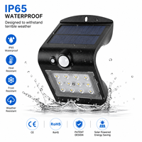 Lampe murale solaire brevetée IP65 étanche pour la sécurité extérieure et les projets de clôtures de jardin, de patios et de paysagisme