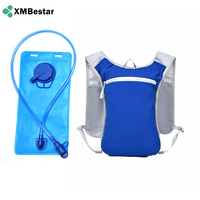 Sac à dos d'hydratation léger personnalisé avec logo, gilet de course respirant en maille pour poche à eau, idéal pour le cyclisme, le marathon et la randonnée