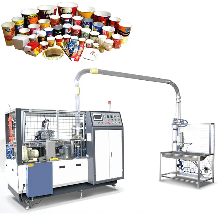 Produtos de Papel Que Faz A Maquinaria High_Speed Xícara de Chá Paper_Cup_Making_Machine_In_India