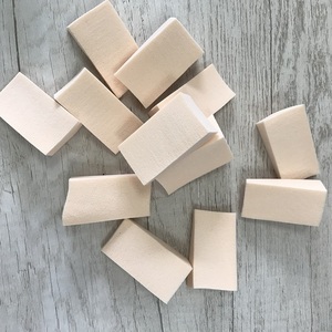 Esponja de Maquillaje Yalina de Látex/SBR, Lavable, Súper Suave, con Poros Suaves, Forma Personalizable, <span class=keywords><strong>para</strong></span> Base, Sombra de <span class=keywords><strong>Ojos</strong></span> y Rubor - Product Image 3
