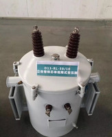 Transformateur de distribution monophasé immergé dans l'huile, monté sur poteau, 167/333 KVA, 10 kV, 240/480 V, bobine toroïdale, 50/60 Hz, rectangulaire