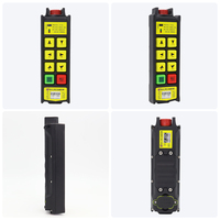 Télécommande industrielle d'arrêt d'urgence 6 boutons double vitesse IP67 anti-parasitage à vitesse variable pour pont roulant