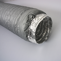 Tuyau flexible en aluminium pour conduits acoustiques, pour la ventilation CVC, la réduction du bruit et la maintien de la température