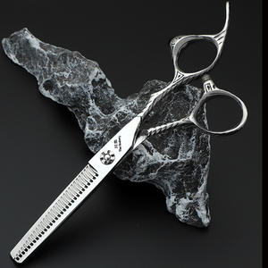 Ensemble de ciseaux de coiffure Kawamoto en acier inoxydable, ciseaux plats, ciseaux à effiler, outils de coiffure durables pour la population générale - Product Image 3