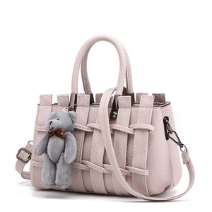 Good Quality Fashion Ladies Shoulder Bags Brands Trendy Designer Luxury Women's Handbags With Bear Doll - Product Image 5