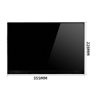 Monitor Portátil de 16 Pulgadas con Interfaz USB, Transmisión Inalámbrica para Computadora/Dispositivos Apple/Android, Reproducción Directa desde Memoria USB