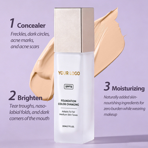 Fond <span class=keywords><strong>de</strong></span> <span class=keywords><strong>teint</strong></span> magique 35 ml, fond <span class=keywords><strong>de</strong></span> <span class=keywords><strong>teint</strong></span> changeant <span class=keywords><strong>de</strong></span> couleur, fond <span class=keywords><strong>de</strong></span> <span class=keywords><strong>teint</strong></span> végétalien, fond <span class=keywords><strong>de</strong></span> <span class=keywords><strong>teint</strong></span> changeant, marque privée - Product Image 6