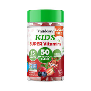 Soporte digestivo multivitamínico probiótico para niños, vitaminas A, <span class=keywords><strong>D</strong></span>, C, E, B, Zinc, suplemento masticable para el apoyo inmunológico - Product Image 6