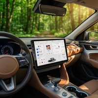 Autoradio GPS 9 pouces 12/256G 6/128G avec écran tactile, Android Auto, CarPlay, lecteur MP5, cartes mondiales et fixation au plafond