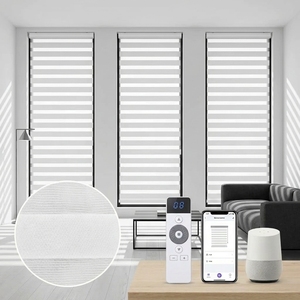 Tende a Rullo Zebra Doppio Strato Giorno/Notte su Misura, Isolamento Termico, Moderne per Appartamenti USA - Product Image 1