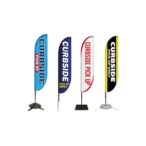 Bandera de Playa Personalizada de Doble Cara con Mástil de Fibra de Vidrio, Banderas y Pancartas Promocionales de Alta Gama - Product Image 4