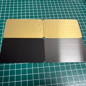 Groothandel op maat gemaakte logo 86*54*0,8 mm vergulde moderne gepolijste roestvrijstalen visitekaartjes laser gegraveerd zakelijk cadeau - Product Image 2