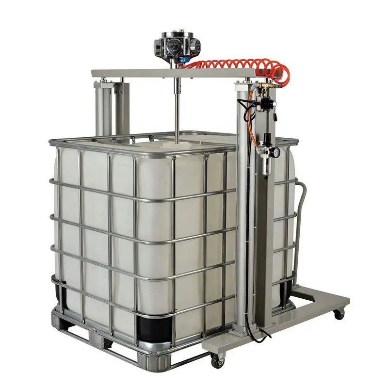 Stainless Steel Industrial Blender Pneumatic Lifting High Shear Homogenizing Mixing Machine For Cosmetic Chemical