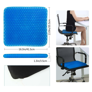 Nuevo juguetes huevo de nido de abeja <span class=keywords><strong>coxis</strong></span> Oficina niñera Gel | Gel fresco silla de coche <span class=keywords><strong>cojines</strong></span> - Product Image 5