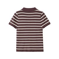 Ropa de Mujer MYST&ZA, Verano 2026, Blusa a Rayas con Cuello Polo, Elegante y Moderna, 8779145  8779146