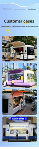 Outdoor Mobile Dining Car Equipped With Full <b>Kitchen</b> And Dine-<b>in</b> Seating Area Custom Street Food Vehicle For Sale - Product Image 5