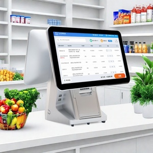 Terminal de point de vente Android à double écran avec écran tactile et imprimante pour la vente au détail moderne et la gestion des paiements - Product Image 1
