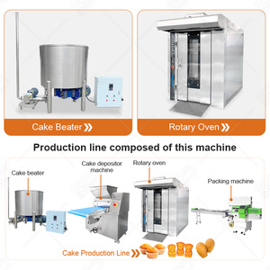 MY Fully Automatic French Madeleine <strong>Maker</strong> Fill Fat <strong>Cake</strong> Deposit Cupcake Make Machine - Product Image 5