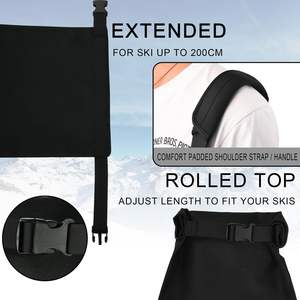 Funda de Neopreno para Esquí y Snowboard, Funda Impermeable Desmontable para Tabla de Snowboard, Bolsa Rígida de Poliéster para Esquí - Product Image 5