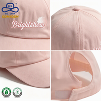 Gorra Deportiva de Béisbol Ligera de Secado Rápido con Orificio para Cola de Caballo y Logotipo Bordado Personalizado de Fábrica para Mujer, Uso Diario al Aire Libre
