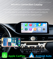 Autoradio Android 12,3 pouces avec écran tactile pour Lexus ES 2013-2017, CarPlay, Android Auto, GPS, système multimédia stéréo, WIFI, 4G, 360