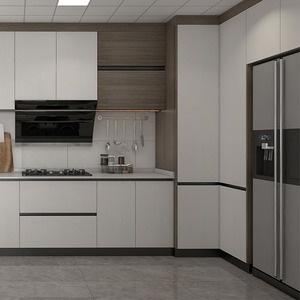 BAINENG Progettazione Gratuita in 48 Ore, Personalizzazione Completa della Casa, Mobili Moderni in Acciaio Inox, Fabbrica di Mobili da <span class=keywords><strong>Cucina</strong></span> di Alta Gamma - Product Image 1