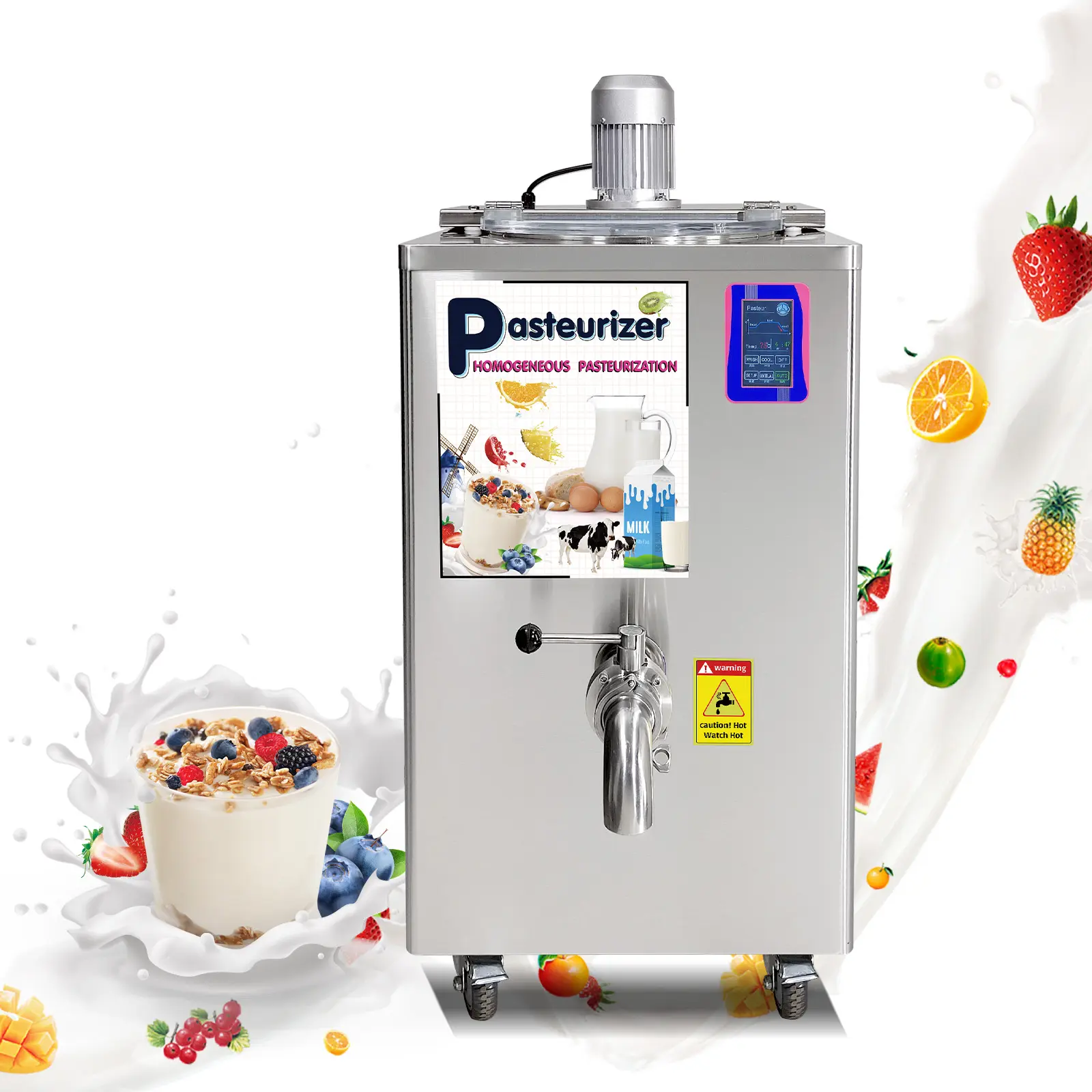 Ce itália sorvete pasteurizador/pasteurizador pasteurização de alta pressão máquina/sorvete e leite pasteurizador máquina