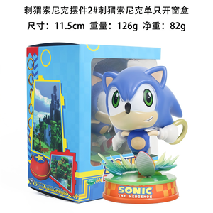 Figurines d'action <span class=keywords><strong>Sonic</strong></span> Tails Werehog de 11 cm, <span class=keywords><strong>Knuckles</strong></span>, Dr. Eggman, modèle de dessin animé en PVC, jouet de collection pour adolescents - Product Image 1