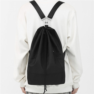 Mochila Escolar Personalizada Tipo Cubo con Cierre de Cordón y Cremalleras, Mochila Bandolera de Nailon, Bolsas de Viaje para Adolescentes - Product Image 1
