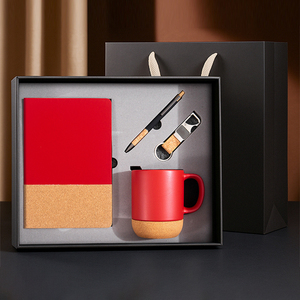Client Appreciation Gift Collection With Cork Notebook Coffee Mug Pen Set Custom Logo Corporate Thank You Business <b>Present</b> - Product Image 6