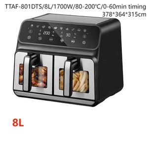 Échantillon gratuit friteuses 8L en vente et dédouanement friteuse grande friteuse double tiroir - Product Image 2
