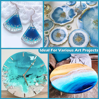 Vente en gros de résine époxy transparente à cristaux liquides pour peinture 3D résine époxy transparente peinture de sol autonivelante