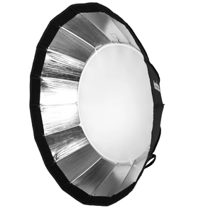 Boîte à lumière parabolique profonde argentée Ad-s65s Ad-s65w 65cm Ad-s85s Ad-s85w 85cm + grille nid d'abeille pour <span class=keywords><strong>Ad400pro</strong></span> - Product Image 4