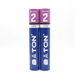 Balles de <span class=keywords><strong>badminton</strong></span> avancées en plumes d'oie les plus durables, entraînement, 12 balles par baril - Product Image 5