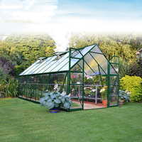 Mini serre de jardin en plastique avec cadre en aluminium