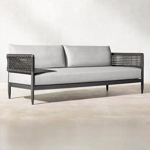 Garden Rope Set Courtyard <b>Rattan</b> <b>Outdoor</b> Furniture with Cushion Patio Couch Sectional <b>Outdoor</b> Set - Product Image 5