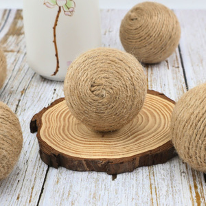 Bola Tali Rajut Tangan AROMA 6CM Ramah Lingkungan untuk Latihan Kucing Anjing Burung Beo Mainan Hewan Peliharaan Dekorasi Rumah Tahan Aus - Product Image 5