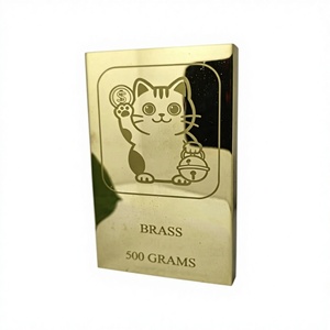 Hot-selling High Glossy Surface 500g Custom <b>Mirror</b> Brass Plate - Product Image 2