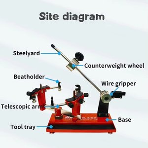 Chuyên nghiệp thả trọng lượng cầu lông vợt stringing máy với công cụ miễn phí thiết lập - Product Image 6