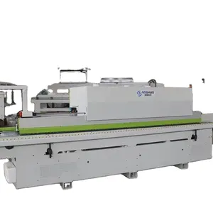 Máquina de dobramento automática de madeira, madeira do pvc mdf cnc da borda com aparador para porta e armário