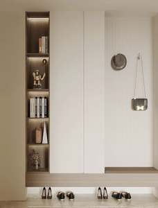 Zapatero de Madera Resistente, Fácil de Montar, Apilable, Mueble para Hogar, Apartamento, Villa, Hotel, Almacén, Almacenamiento de Zapatos, Sala de Estar - Product Image 5