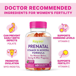 Rayaer Prenatale Immuunondersteuning Voor Vrouwen Gummies Vitamines Vóór Tijdens De Zwangerschap Probiotisch Supplement Niet Van Toepassing Voor Pasgeborenen - Product Image 5