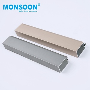 Support de tringle de penderie MONSOON en alliage chromé 25 mm ovale, fermeture douce et silencieuse pour porte, facile à utiliser - Product Image 4