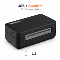 Imprimante d'étiquettes thermiques de bureau IP-802 3 pouces Bluetooth USB 203dpi pour codes-barres et codes QR, idéale pour l'inventaire de détail