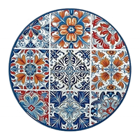Tapis isolant en céramique pour tasses, dessous de plat antidérapant en bois, tapis de table en porcelaine pour cuisine, dessous de tasse à thé, dessous de bol, écologique, souvenir, design personnalisé